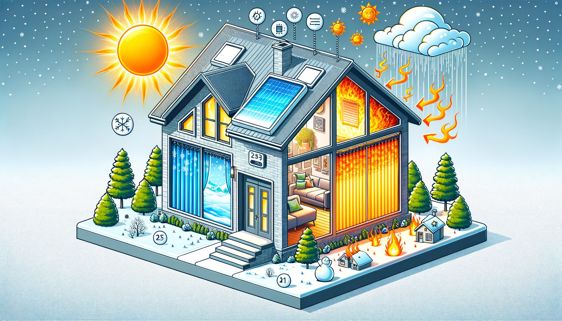 Cut Home Heat Load with Smart Curtains and Blinds to Save Energy