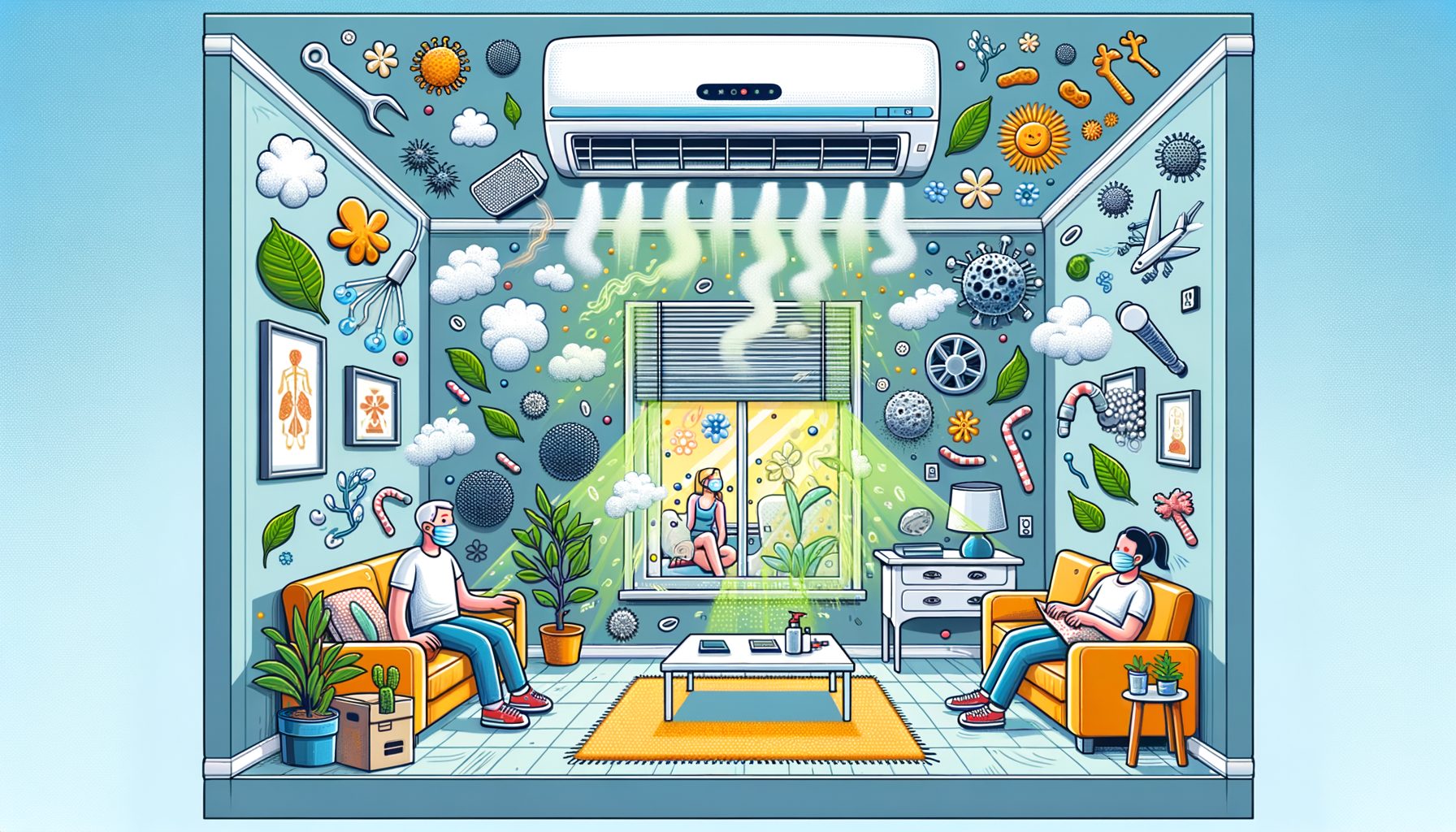 How Air Conditioning Reduces Indoor Allergens for Allergy Relief